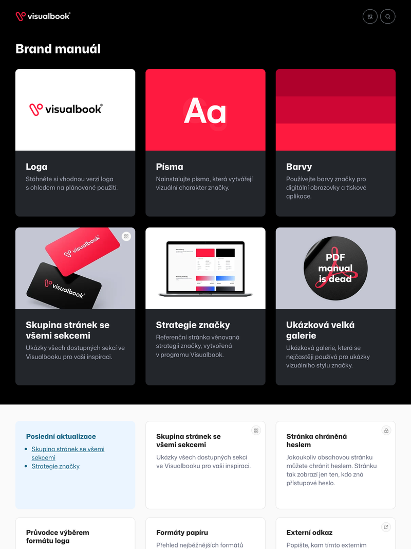 Screenshot of demo.visualbook.pro