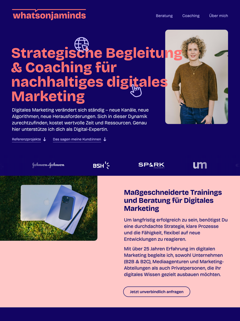 Screenshot of whatsonjaminds.de