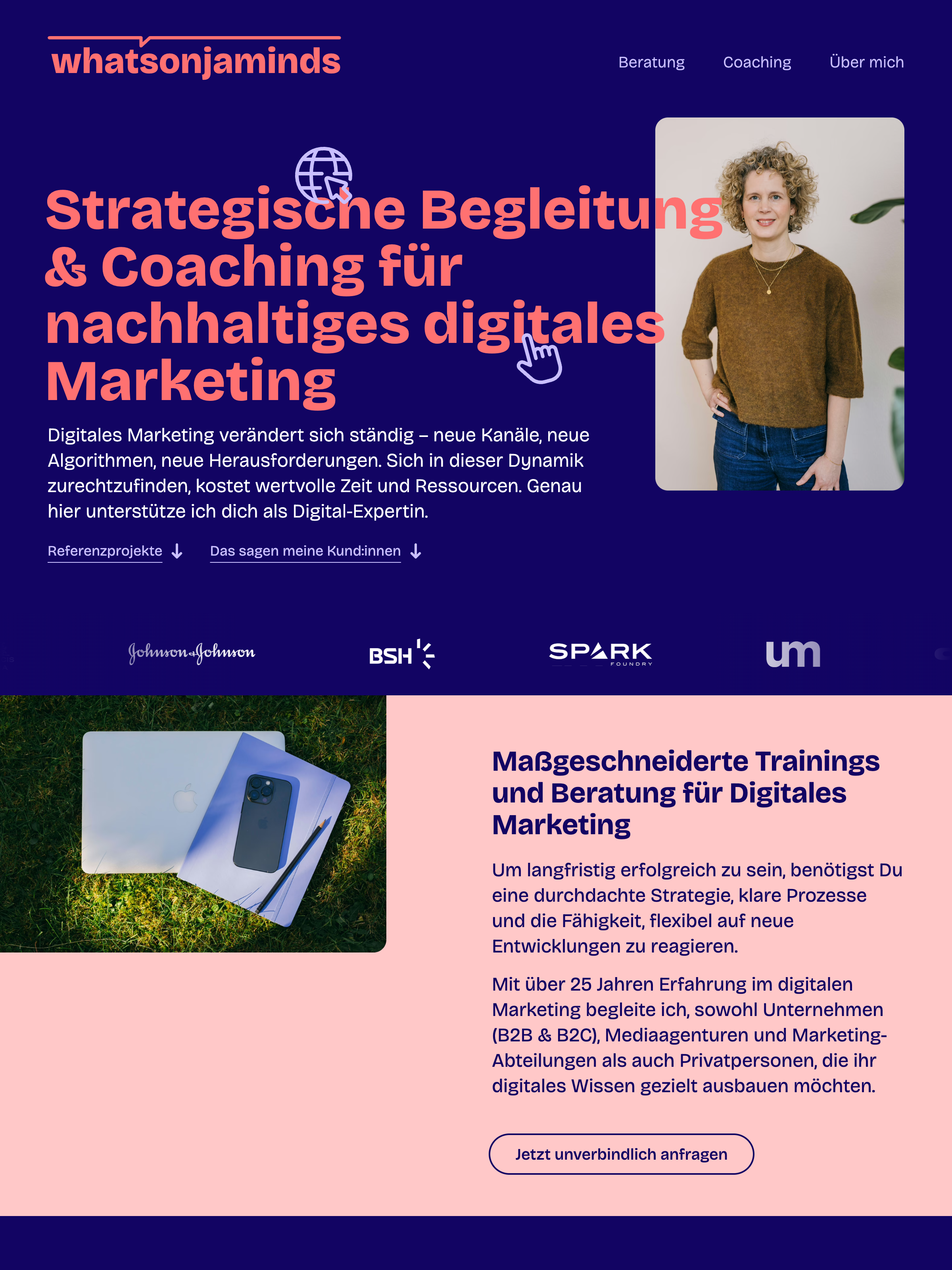 Screenshot of whatsonjaminds.de