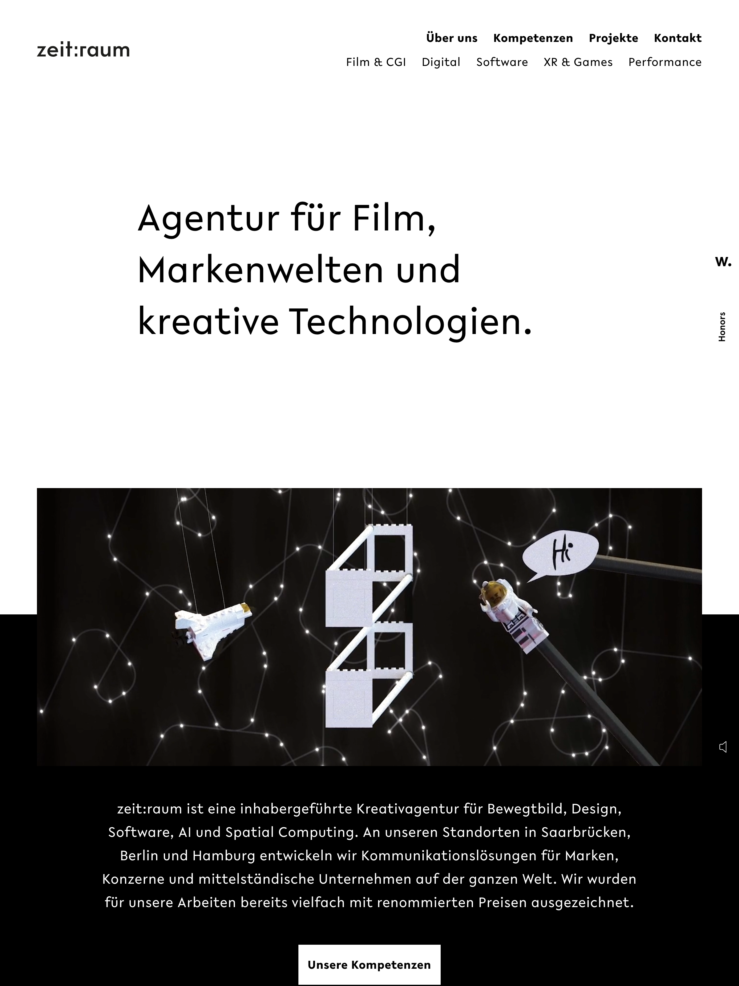 Screenshot of zeitraum.com
