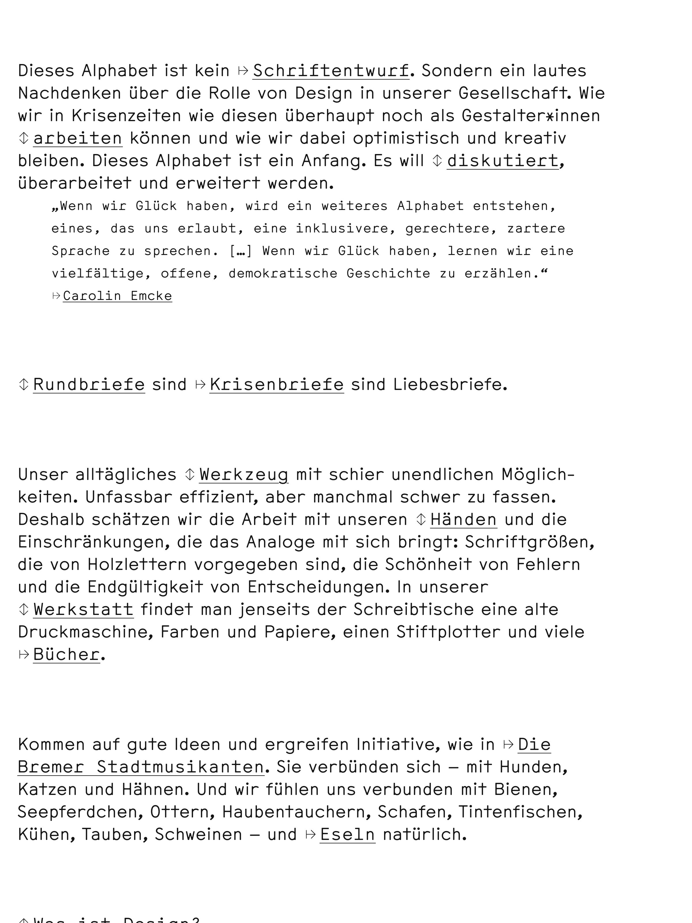 Screenshot of zweifel.jetzt