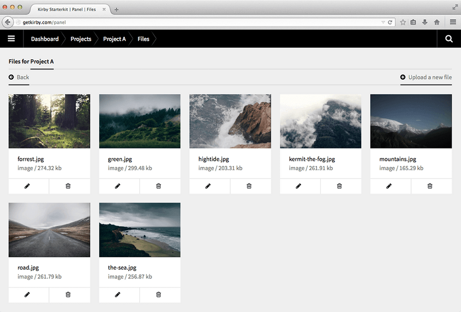 A brand new file manager