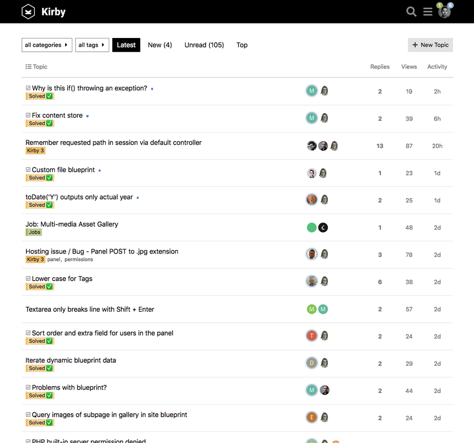 Finally a decent forum