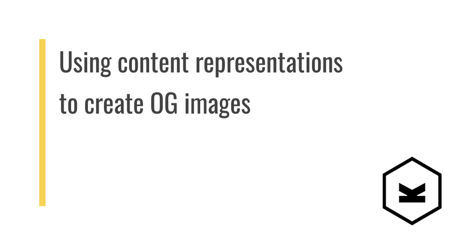 Open Graph image generated with content representations
