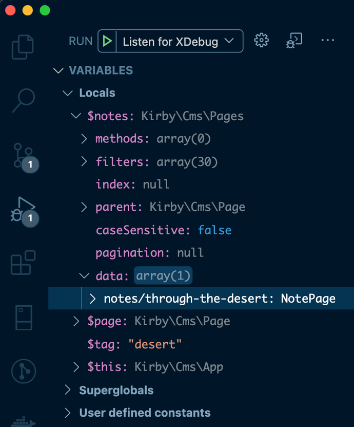 Debugging with Xdebug | Kirby CMS
