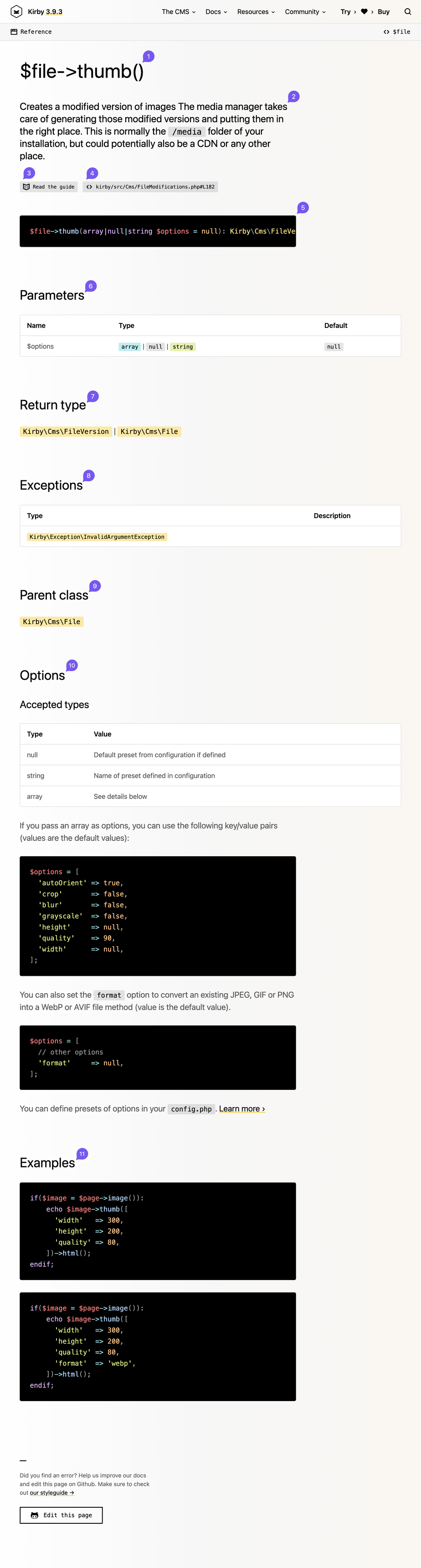 Click on the image to visit the example page
