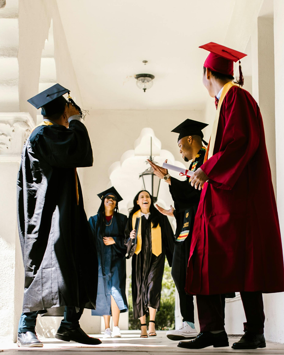 A photo of university graduates