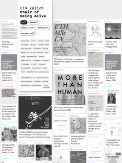 Screenshot of the ETH Z&uuml;rich - Chair of Being Alive website