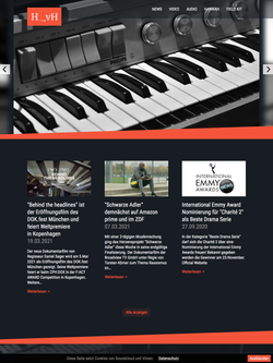 Screenshot of the Hannah von H&uuml;bbenet website