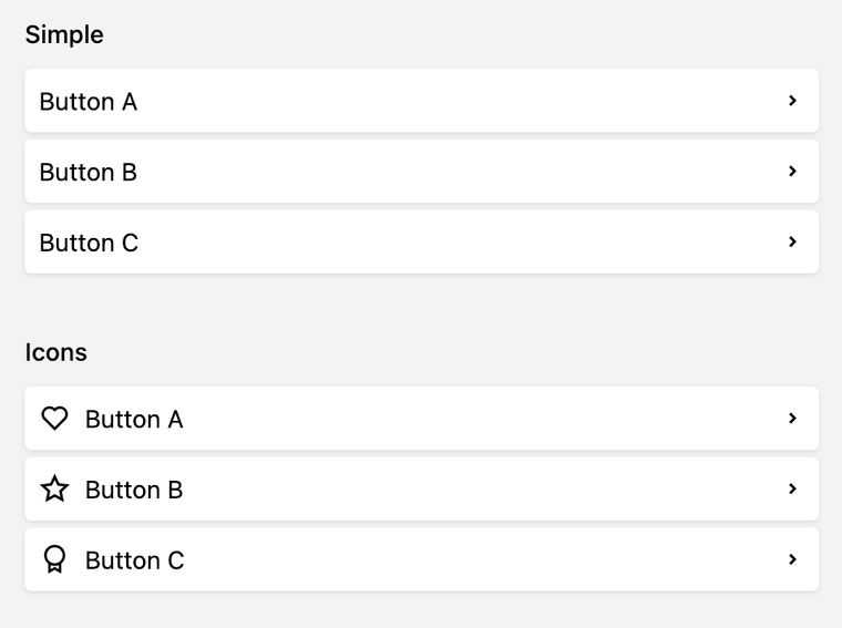 A Panel form showing the new buttons field with multiple actions
