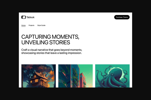 Screenshot of the Tablook theme