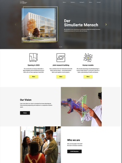 Screenshot of the si-m.org website
