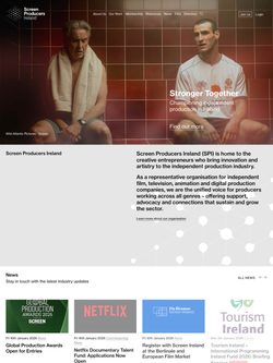 Screenshot of the screenproducersireland.com website