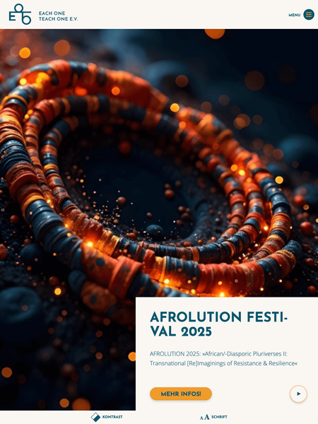 Screenshot of the eoto-archiv.de website