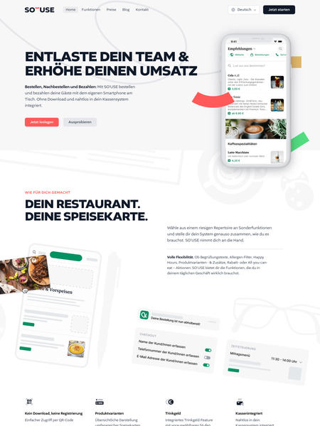 Screenshot of the so-use.de website
